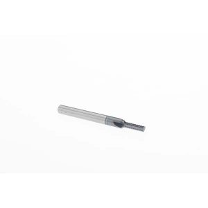 SCIENTIFIC CUTTING TOOLS Straight Flute Thread Mill: Internal, 3 Flutes, 1/4" Shank Dia, Solid Carbide TM6-.75MM-A