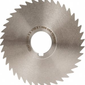 KEO Slitting & Slotting Saw: 4" Dia, 1/16" Thick, 1" Arbor Hole, 40 Teeth, High Speed Steel 950-000-713