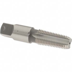 OSG Standard Pipe Tap: 1/4-18, NPT, 4 Flutes, High Speed Steel, Bright/Uncoated 1311200
