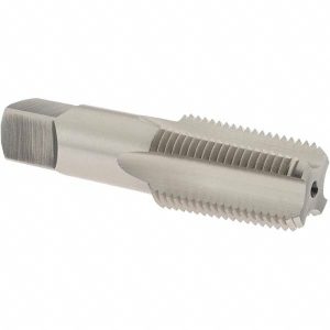 OSG Standard Pipe Tap: 1/2-14, NPTF, 4 Flutes, High Speed Steel, Bright/Uncoated 1200600900