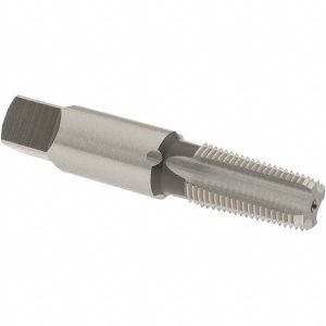 OSG Standard Pipe Tap: 1/8-27, NPTF, 4 Flutes, High Speed Steel, Bright/Uncoated 1200600100