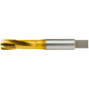 OSG Standard Pipe Tap: 1/2-14, NPT, 4 Flutes, High Speed Steel, TiN Finish 1310505