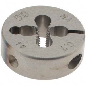 OSG Round Die: M4x0.7, 20 mm OD, High Speed Steel 46029