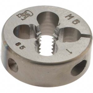 OSG Round Die: M6x1, High Speed Steel 46038
