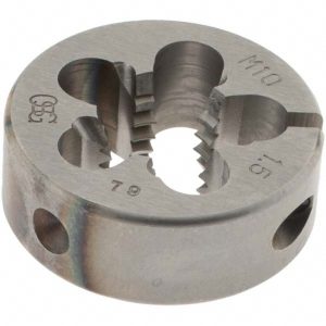 OSG Round Die: M10x1.5, 1" OD, High Speed Steel 46093