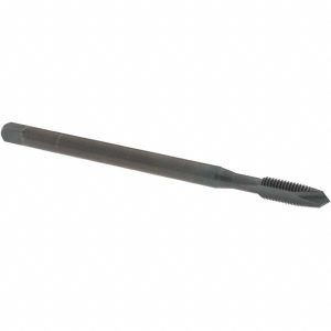 OSG Extension Tap: 1/4-28, 2 Flutes, H3, Oxide Finish, High Speed Steel, Spiral Point 1293901