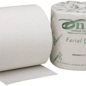 ABILITYONE Bathroom Tissue: Recycled Fiber, 2-Ply, White 8540015547678