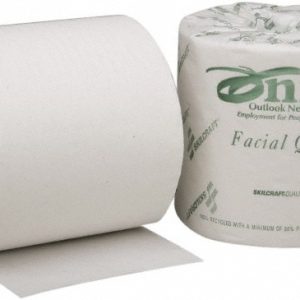 ABILITYONE Bathroom Tissue: Recycled Fiber, 2-Ply, White 8540013800690