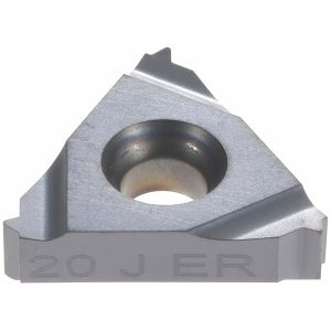 HERTEL Laydown Threading Insert: 16 ER 20 UNJ HG225TR, Solid Carbide 16ER20UNJHG225T