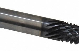 ONSRUD Diamond Pattern Router Bit: 0.375" Dia, 1" LOC, 3/8" Shank Dia, Drill Point 66-924ALTIN