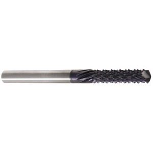 ONSRUD Diamond Pattern Router Bit: 0.5" Dia, 1.625" LOC, 1/2" Shank Dia, End Mill 66-939ALTIN