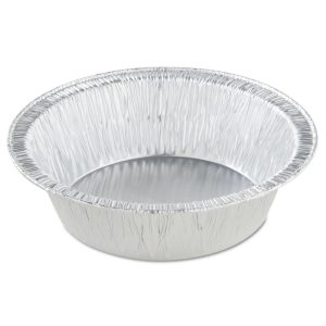 HANDI-FOIL OF AMERICA Pots, Pans & Trays; Material: Aluminum ; Shape: Round ; Overall Length: 3.38in ; Overall Depth: 5in ; Overall Width: 5in ; Color: Silver HFA30625