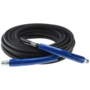 VALUE COLLECTION 50' Long, 3/8" Fitting, Male Rigid x Male Swivel Fitting, -40 to 310&deg;F, Synthetic Rubber High Temp & High Pressure Hose K02-03150E5