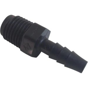 PARKER Barbed Tube Male Connector: Single Barb, 3/8" Barb, 3/8" NPT 325HB-6-6PP