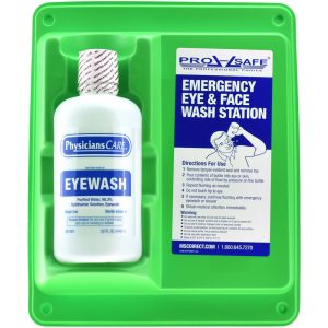 PRO-SAFE 32 oz, Disposable Eyewash Single Station 24-202MSC