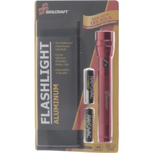 ABILITYONE Handheld Flashlight: Xenon, 110 Lumens, AA Battery (Included) 6230015133296