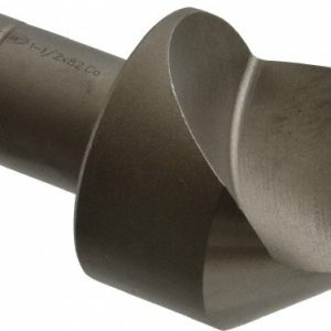 KEO Countersink: 1-1/2" Head Dia, 82.00 deg Included Angle, 1 Flute, Cobalt Steel, Right Hand Cut 919-000-591