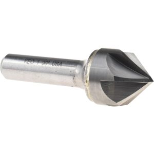 KEO Countersink: 1" Head Dia, 90.00 deg Included Angle, 6 Flute, Solid Carbide, Right Hand Cut 919-001-048