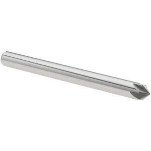 KEO Countersink: 3/16" Head Dia, 90.00 deg Included Angle, 6 Flute, Solid Carbide, Right Hand Cut 919-001-036