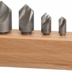 KEO Countersink Set: 5 Pc, 1/4 to 1" Head Dia, 1 Flute 919-000-043