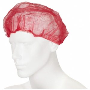PRO-SAFE Bouffant: Red, Size 21 in KM-110NWI-10-21-RED