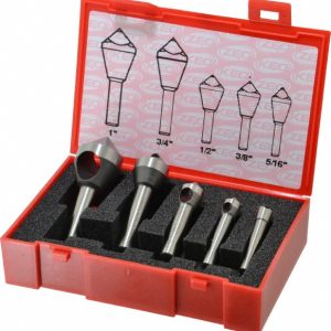 KEO Countersink Set: 5 Pc, 5/16 to 1" Head Dia, 90 &deg; Included Angle 919-000-234