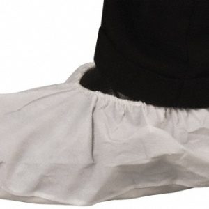 PRO-SAFE Pack of 100 Size 2XL Laminated Polypropylene Non-Skid Shoe Covers KM-SC-NWPI-AQ-2XL-WHITE