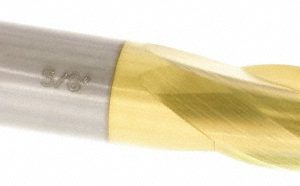 SUMITOMO Ball End Mill: 1/16" Dia, 1/4" LOC, 4 Flute, Solid Carbide U100202