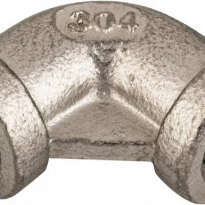 VALUE COLLECTION Pipe 90 &deg; Elbow: 1/8" Fitting, 304 Stainless Steel 4LB901/8