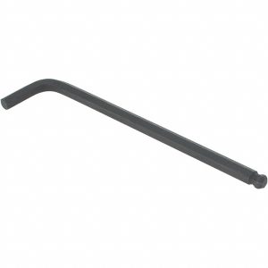 BONDHUS Hex Key: 1/4" Hex, Ball End, Long Arm 10912