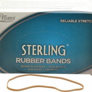 ALLIANCE Pack of (250), 7" Circumference, 1/8" Wide, Ergonomic Rubber Band Strapping ALL25405