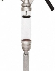 PRO-LUBE Lever Hand Drum Pump: 10 oz/Stroke, Oil Lubrication, Aluminum & Steel LBP/04-CL
