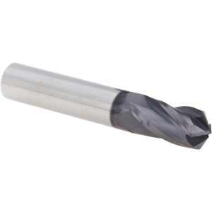 HARVEY TOOL Drill Mill: 1/2" Dia, 1" LOC, 4 Flutes, 120 &deg; Point, Solid Carbide 988132-C3