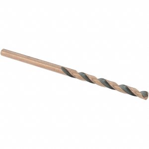 ROCKY MOUNTAIN TWIST CORPORATI Mechanics Drill Bit: 3/32" Dia, 135 &deg; Point, High Speed Steel, Straight-Cylindrical Shank, Split Point 95008702-1