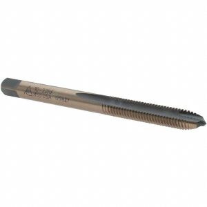 VALUE COLLECTION Spiral Point Tap: #10-32 UNF, 2 Flutes, Plug Chamfer, HSS, Bright/Uncoated Coated BDNA-20617