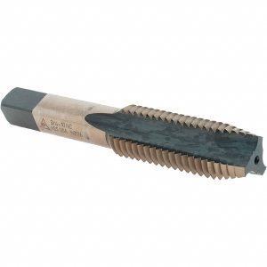 VALUE COLLECTION Spiral Point Tap: 3/4-10 UNC, 3 Flutes, Plug Chamfer, HSS, Bright/Uncoated Coated BDNA-20348