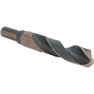 BARNES DISTRIBUTION Mechanics Drill Bit: 11/16" Dia, 135 &deg; Point, High Speed Steel, Weldon Shank, Split Point 20956