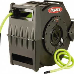 LEGACY Hose Reel with Hose: 3/8" ID Hose x 50', Spring Retractable L8305FZ