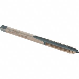 VALUE COLLECTION Spiral Point Tap: #6-32 UNC, 2 Flutes, Plug Chamfer, HSS, Bright/Uncoated Coated BDNA-20612