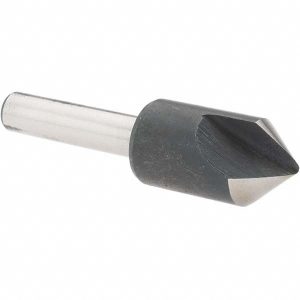 VALUE COLLECTION Countersink: 1/2" Head Dia, 82.00 deg Included Angle, 1 Flute, High-Speed Steel, Right Hand Cut 28604