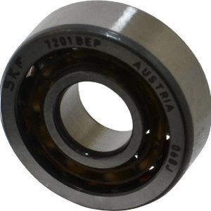 SKF Angular Contact Ball Bearing: 12 mm Bore Dia, 32 mm OD, 10 mm OAW, Without Flange 7201 BEP