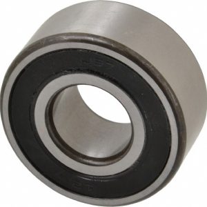 SKF Angular Contact Ball Bearing: 20 mm Bore Dia, 47 mm OD, 20.6 mm OAW, Without Flange 3204 A-2RS1/C3