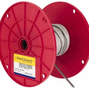 VALUE COLLECTION 3/16" Dia, Galvanized Steel Wire Rope WS-MH-WIRE-046
