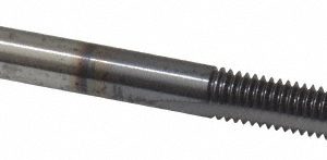 CLEVELAND Spiral Point Tap: #10-32, UNF, 2 Flutes, Plug, 2B, High Speed Steel, TiCN Finish C55383