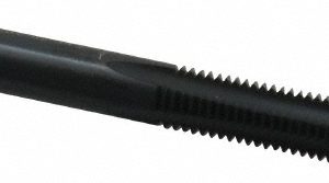 CLEVELAND 1/4-28 Plug RH 2B H3 Oxide High Speed Steel 4-Flute Straight Flute Hand Tap C56010