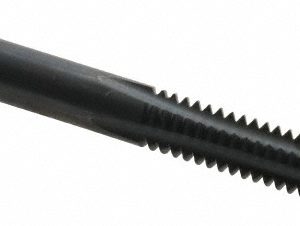 CLEVELAND 1/4-20 Plug RH 2B H3 Oxide High Speed Steel 4-Flute Straight Flute Hand Tap C56008