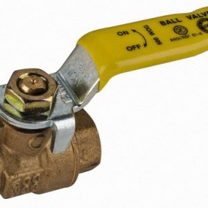 VALUE COLLECTION Packing Gland Manual Ball Valve: 1-1/2" Pipe, Full Port 107-827NL