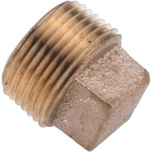 VALUE COLLECTION Brass Pipe Plug: 1" Fitting, MPT, Class 125 458-095NL
