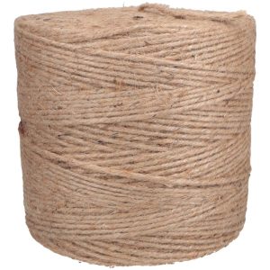 VALUE COLLECTION Spool Twine: #28 Twine Dia, Jute, Natural Color WS-MH-FIBR-263
