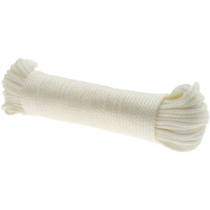 VALUE COLLECTION 100' Max Length Nylon Solid Braid Rope WS-MH-FIBR-129